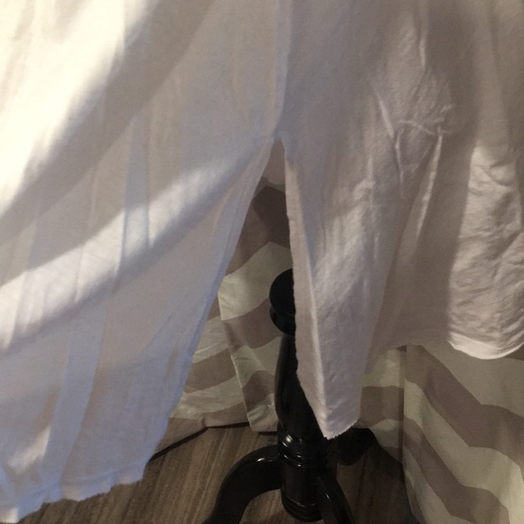 Free People white 3/4 sleeve tee - Picture 4 of 5